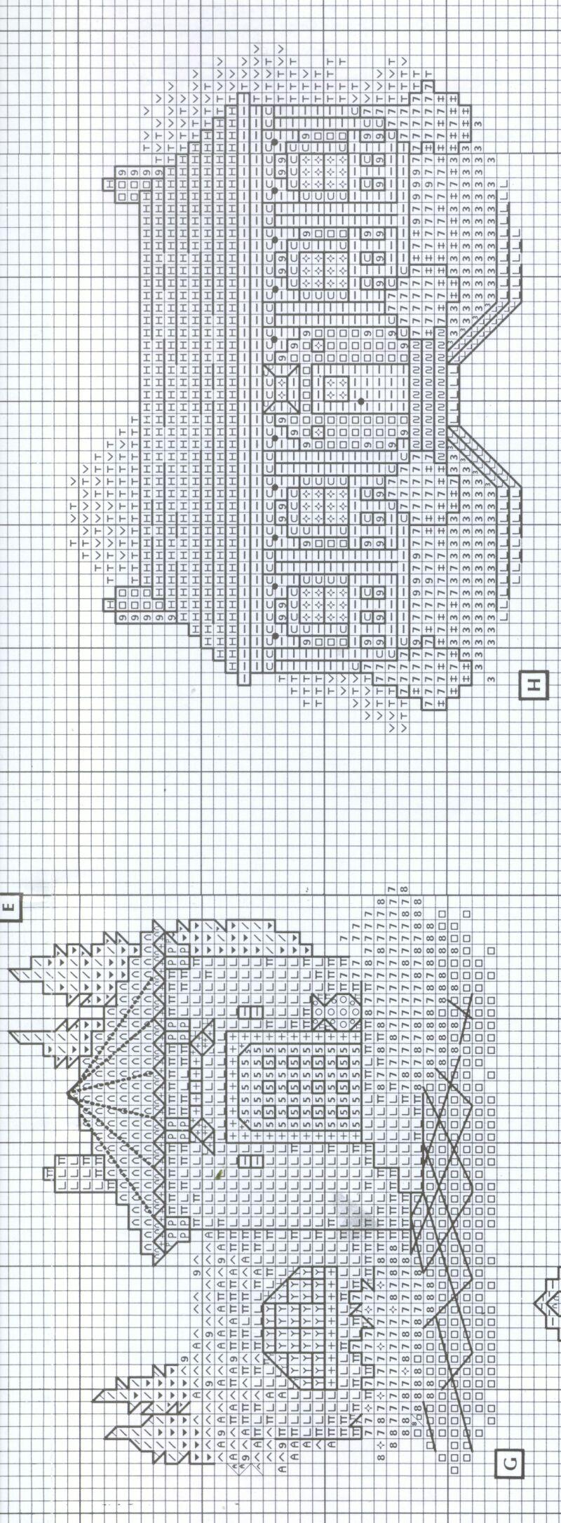 Schema punto croce Houses 04