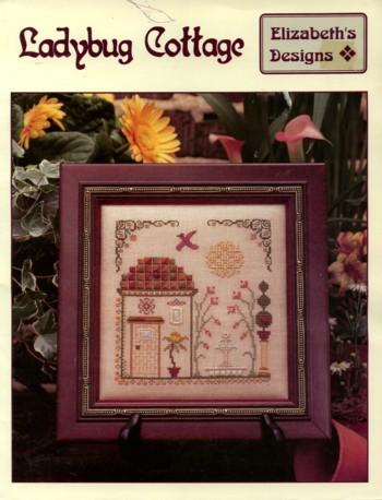 Schema punto croce Ladybug Cottage 01