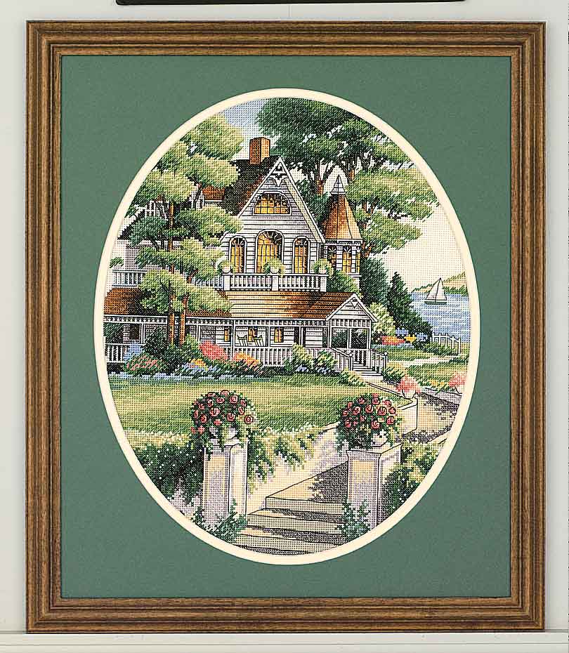 Schema punto croce Lovely Victorian Home 01