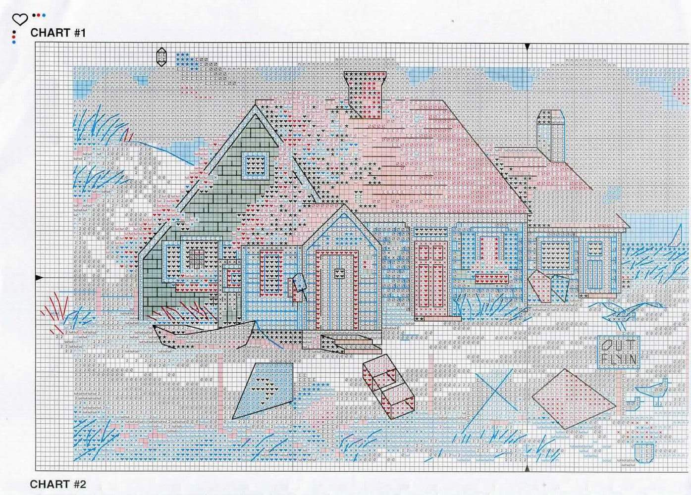 Schema punto croce Magic Of Summer 02