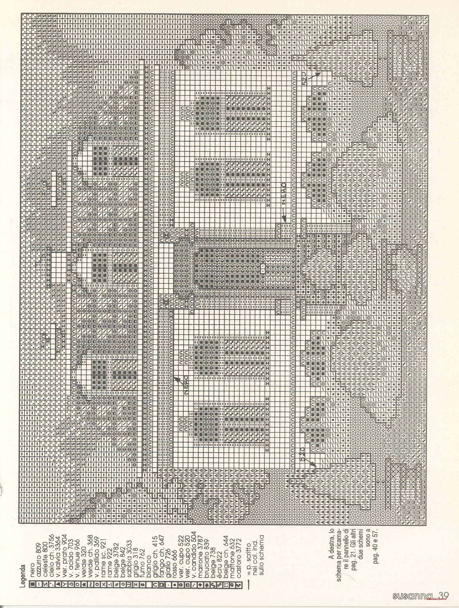 Schema punto croce Mi Faccio Casa 04