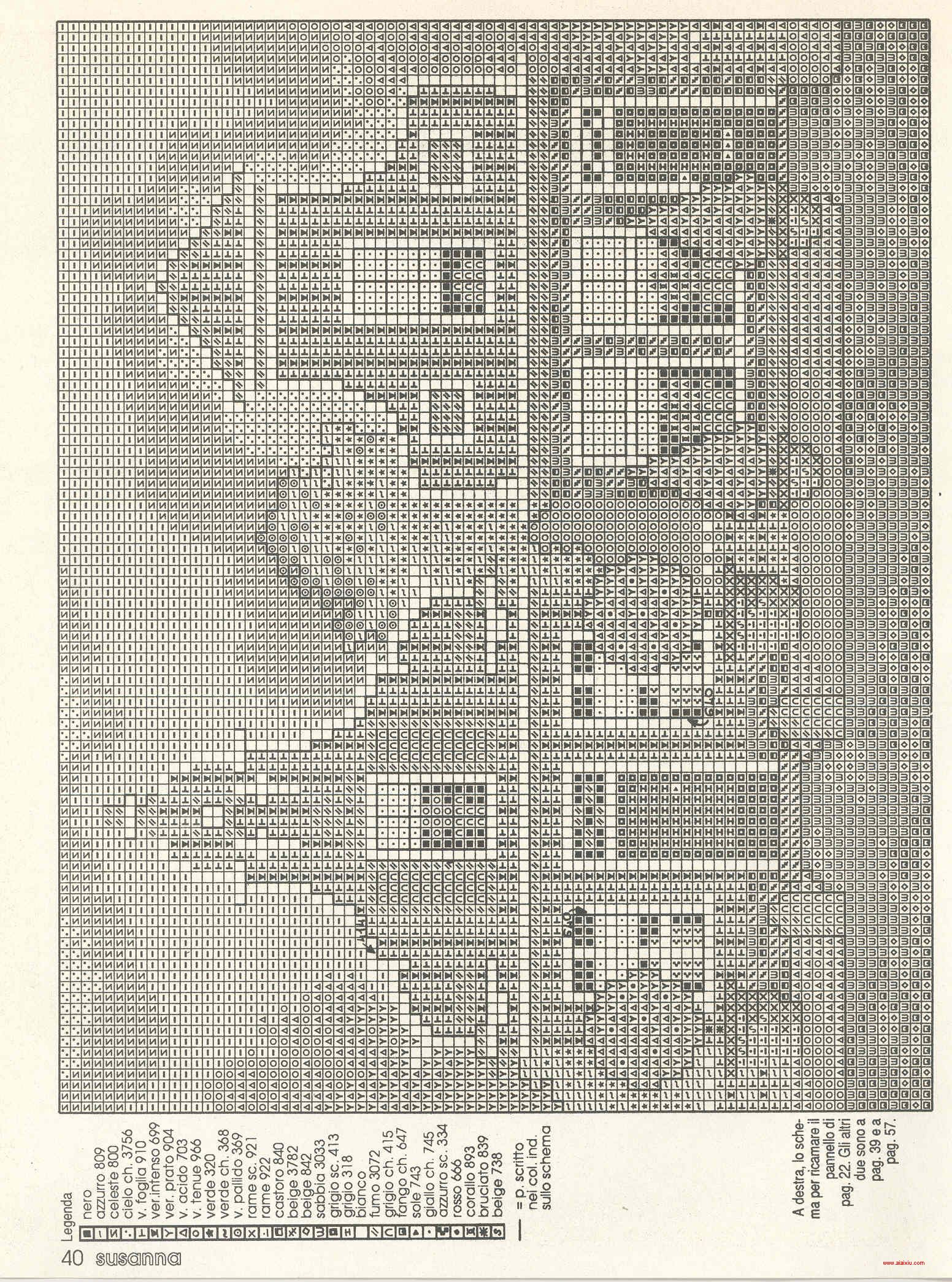 Schema punto croce Mi Faccio Casa 06