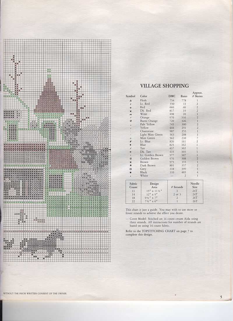 Schema punto croce My Hometown 05