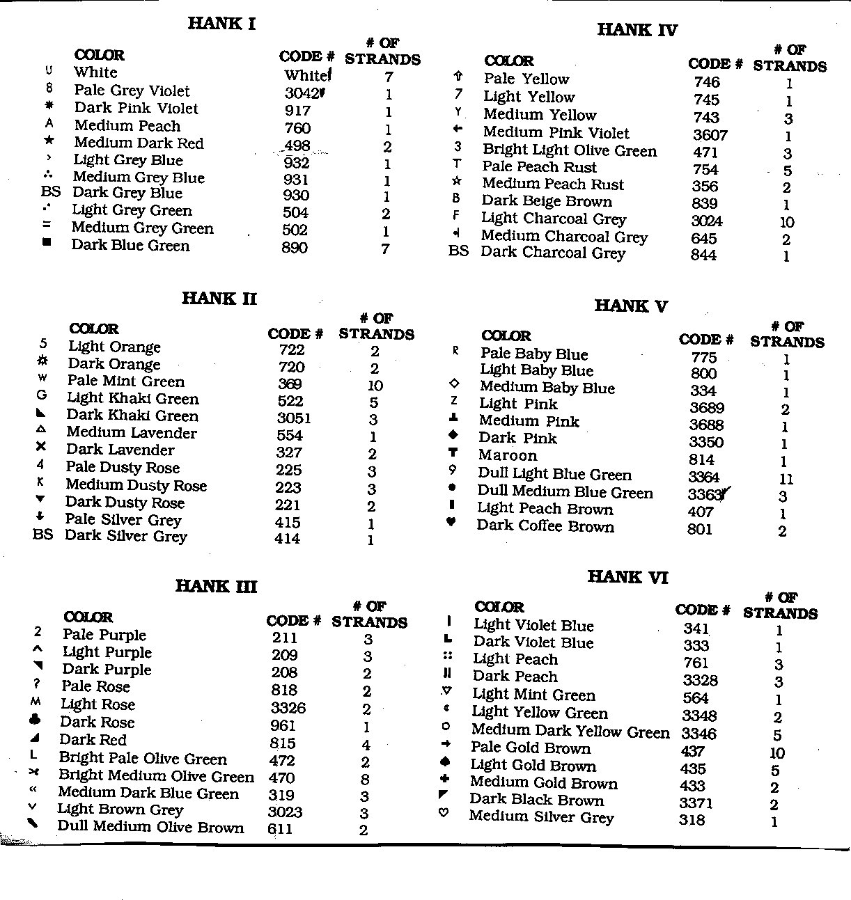 Schema punto croce Patio 06