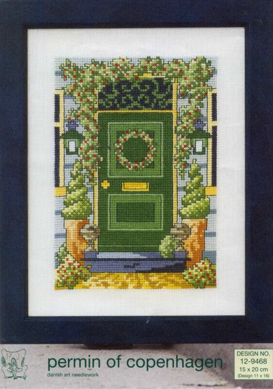 Schema punto croce Porta Verde 01