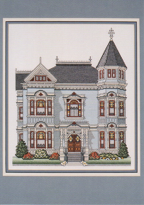 Schema punto croce Simpson Vance House 01