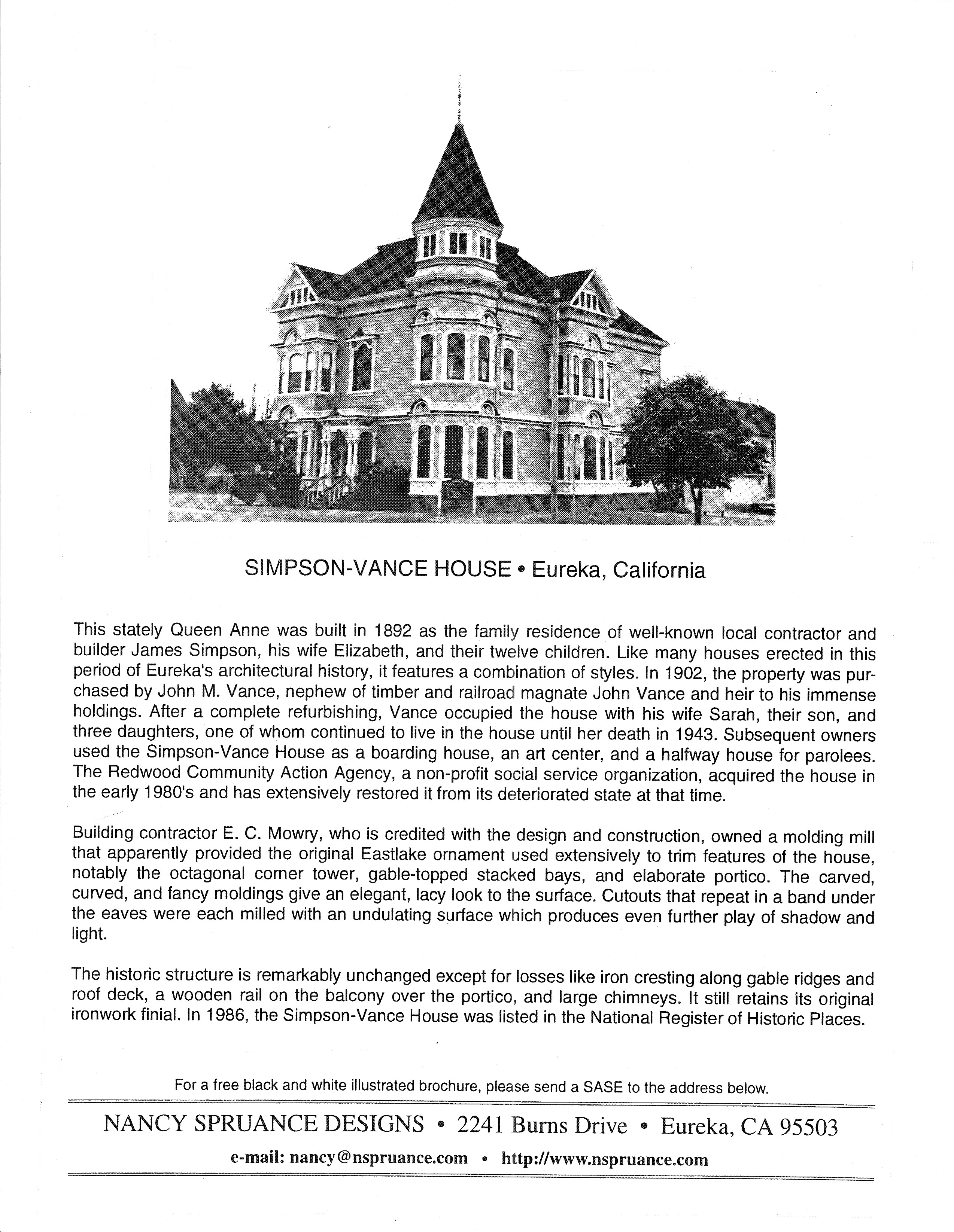 Schema punto croce Simpson Vance House 03