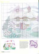 Schema punto croce Casa Con Giardino 06