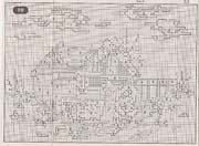 Schema punto croce Casa Madeira 06