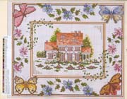 Schema punto croce Casa Primavera 02