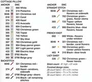Schema punto croce Casas 07