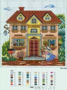 Schema punto croce Casas 10