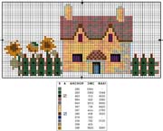 Schema punto croce Casas 30