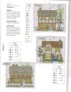 Schema punto croce Case In Miniatura 02