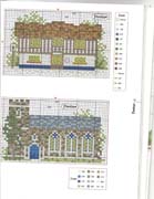 Schema punto croce Case In Miniatura 03