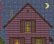 Schema punto croce Casinha Sobrado 02