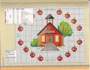 Schema punto croce Casitas Norah 05