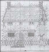 Schema punto croce Cottage 12