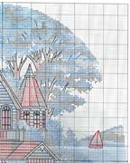 Schema punto croce Lovely Victorian Home 03