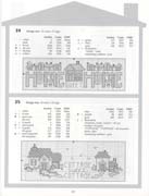 Schema punto croce Piccole Case 12