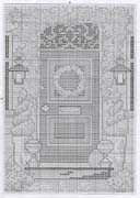 Schema punto croce Porta Verde 02