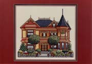 Schema punto croce The Gingerbread Mansion 01