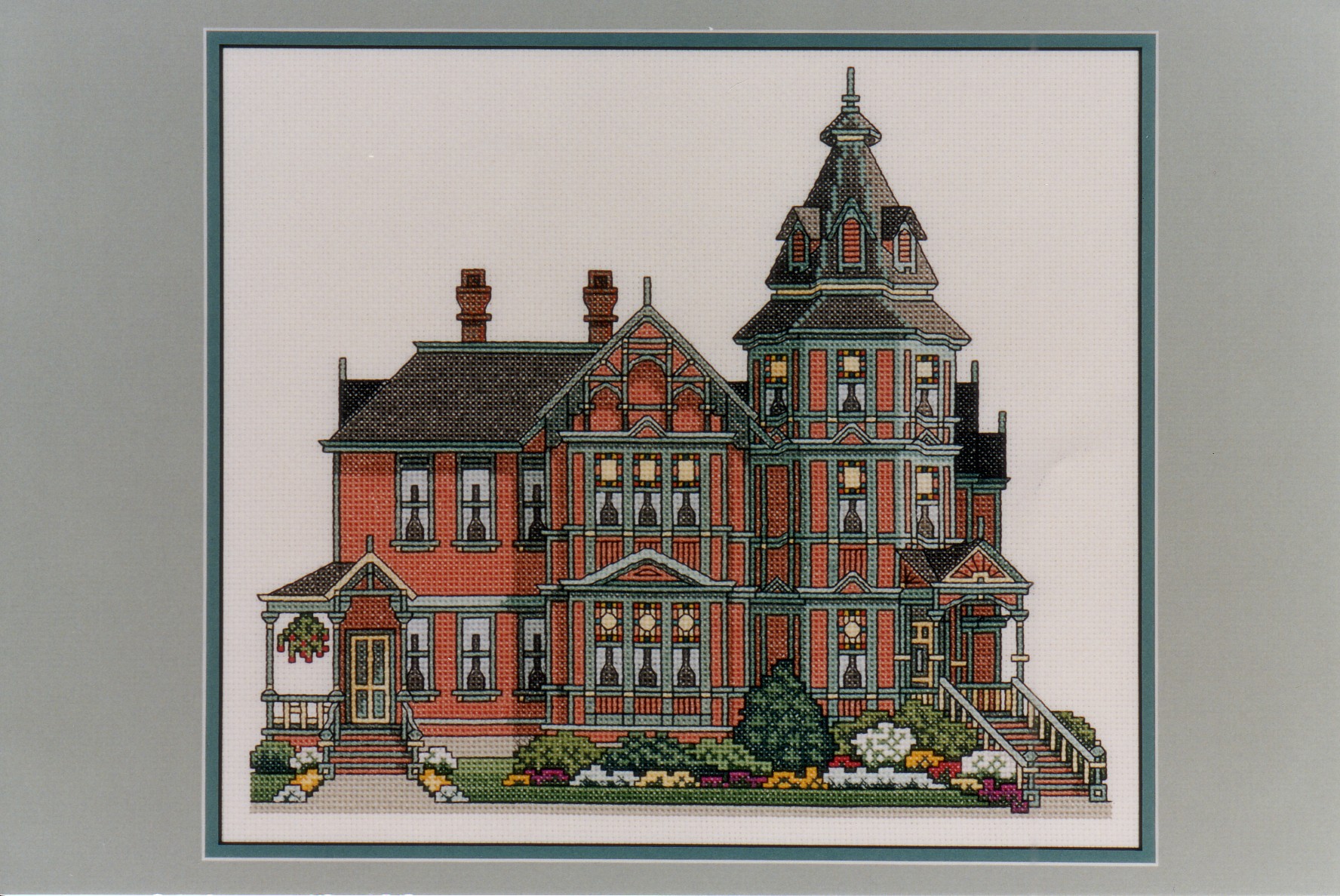 Schema punto croce Starrett House 01