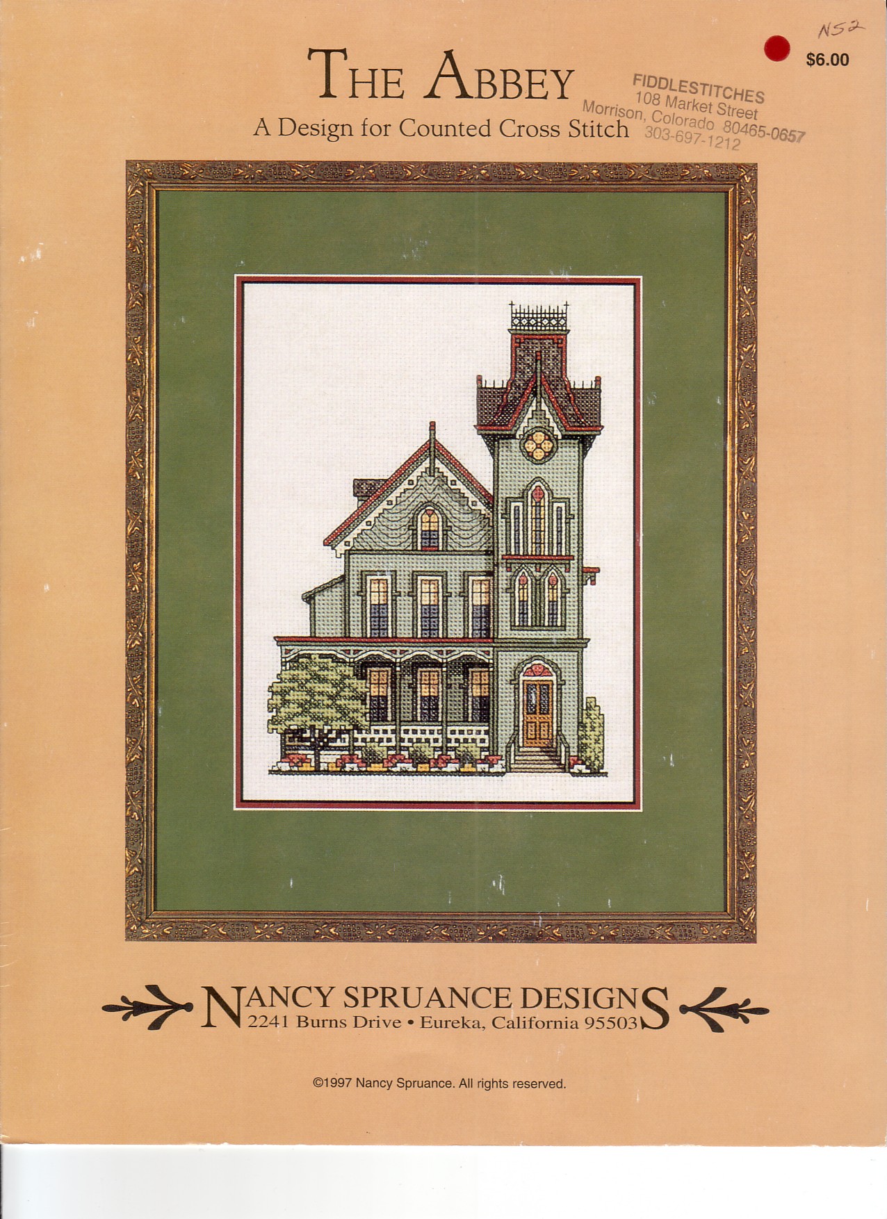 Schema punto croce The Abbey 01