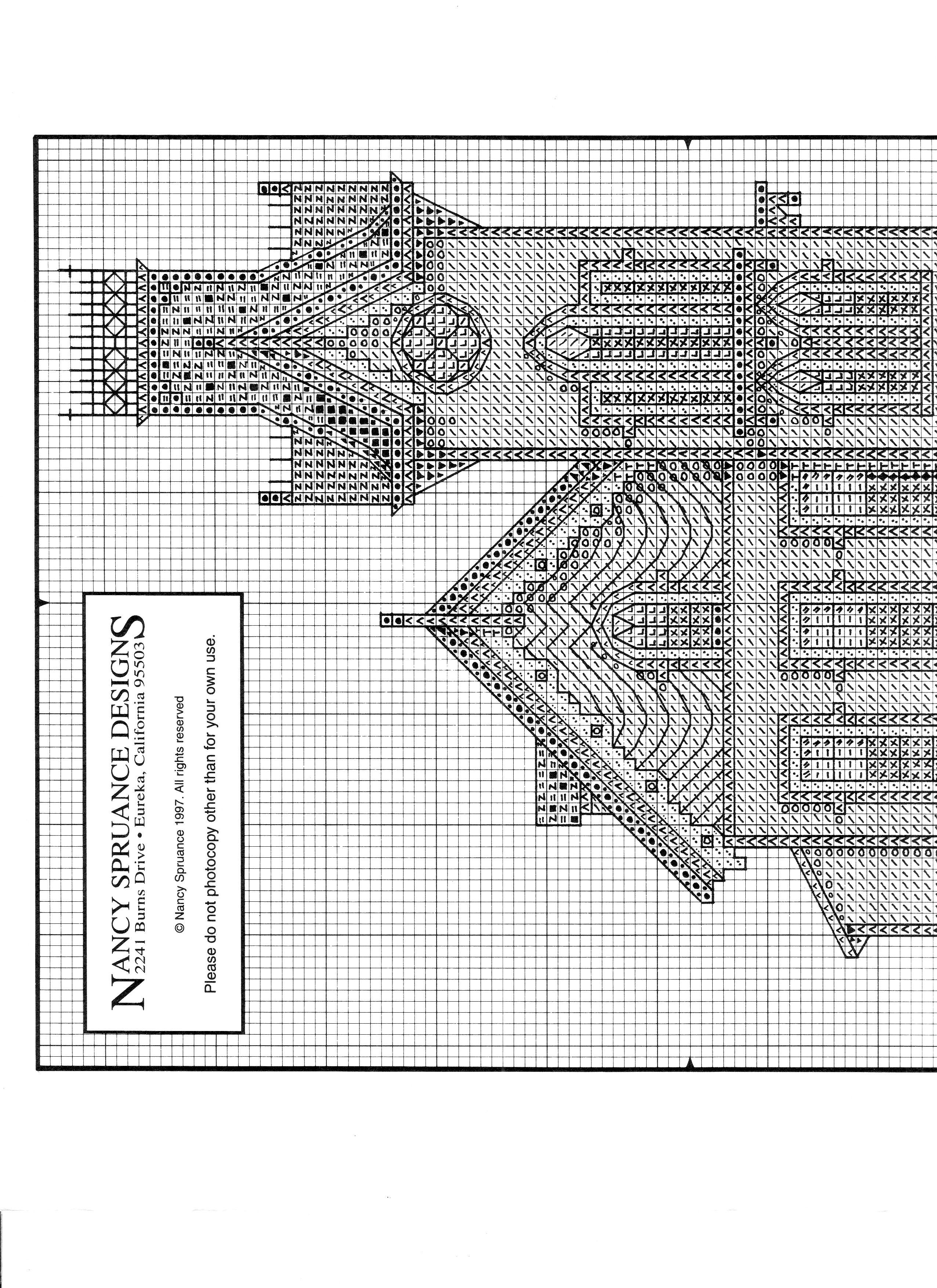 Schema punto croce The Abbey 02