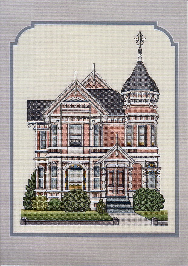 Schema punto croce The Pink Lady 01