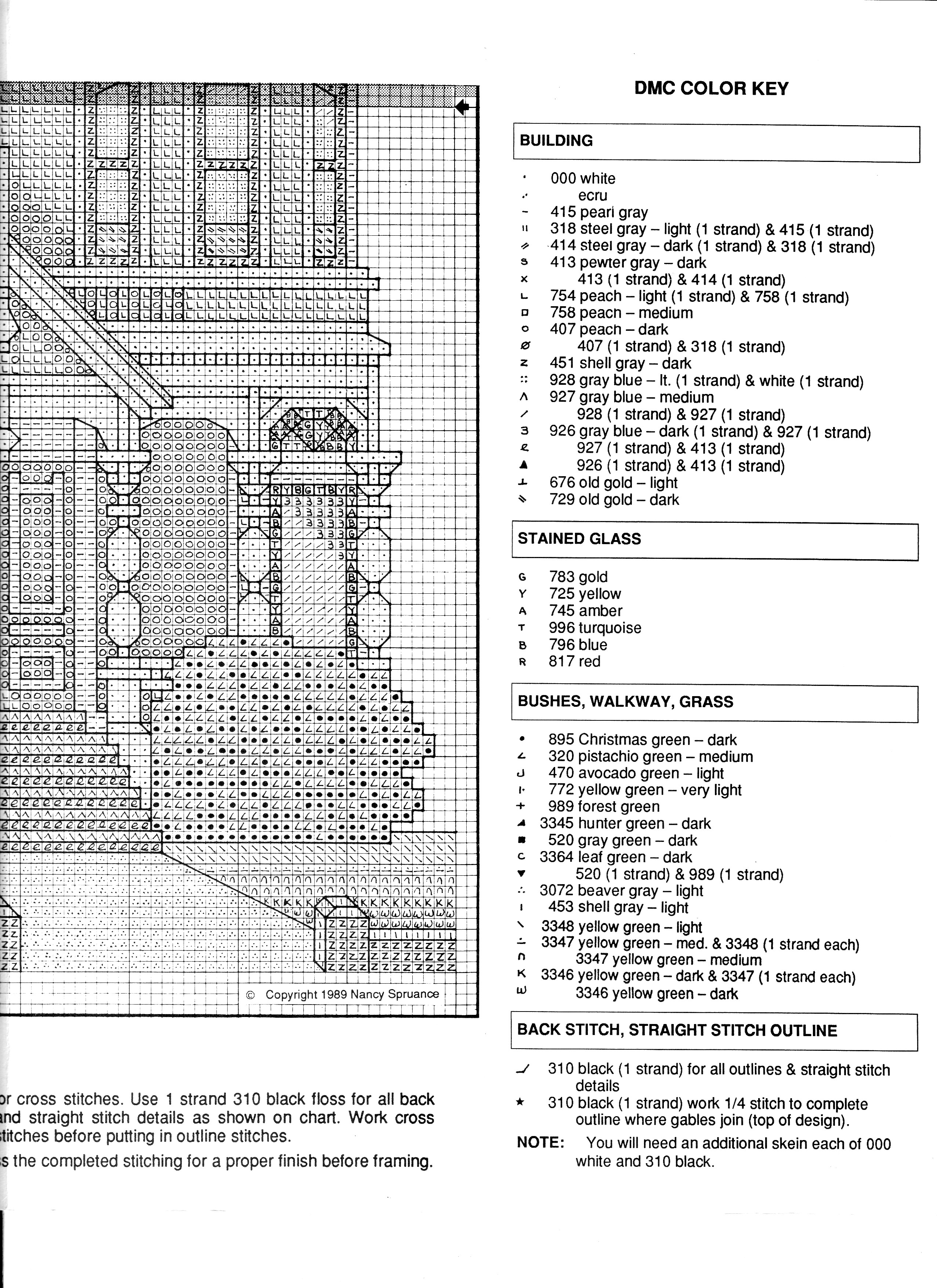 Schema punto croce The Pink Lady 07
