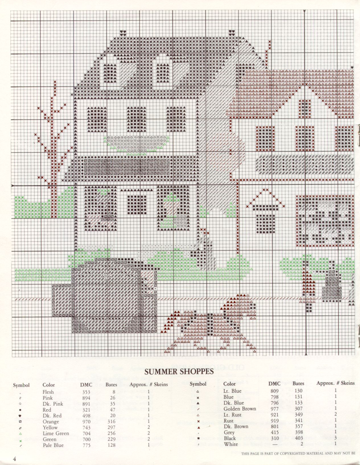 Schema punto croce Town And Country 04