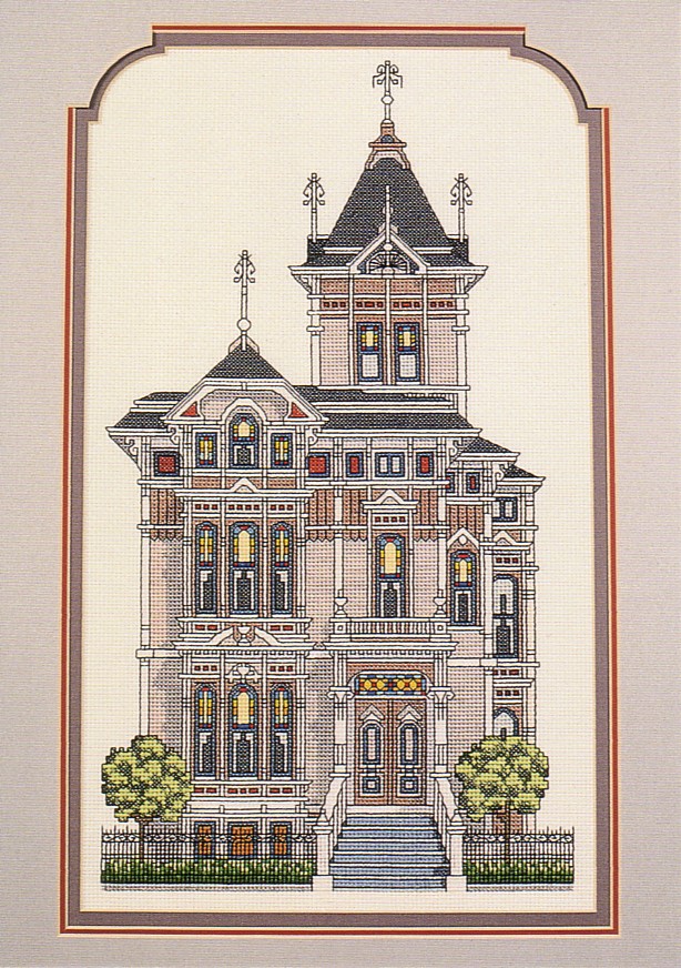 Schema punto croce Westerfeld House 01