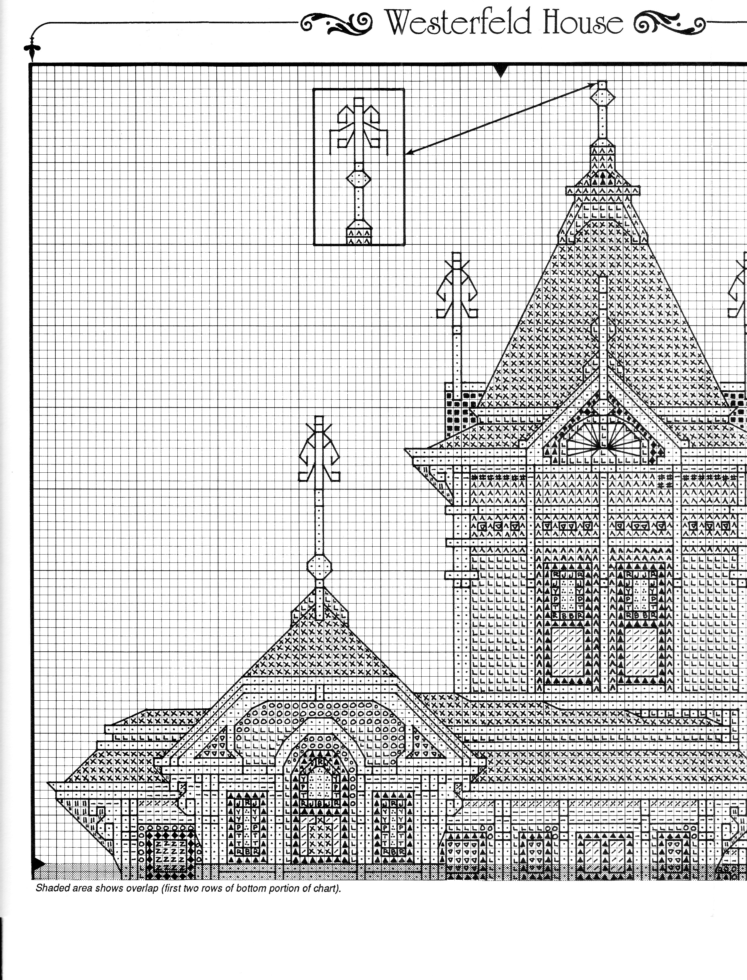 Schema punto croce Westerfeld House 04