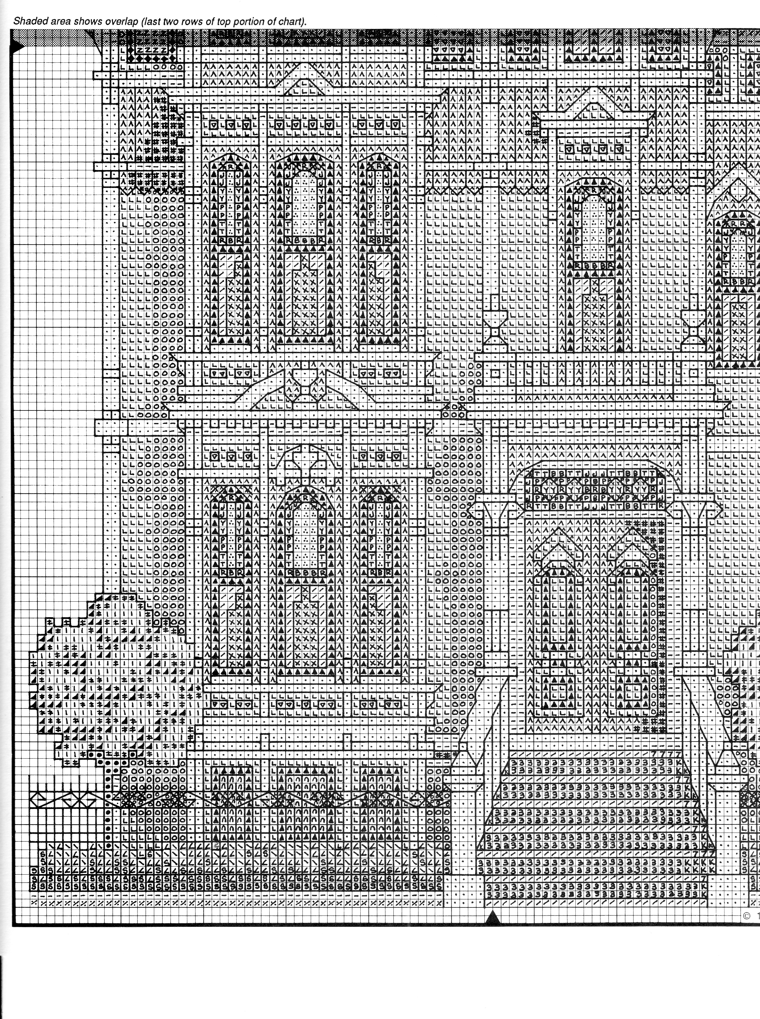 Schema punto croce Westerfeld House 06
