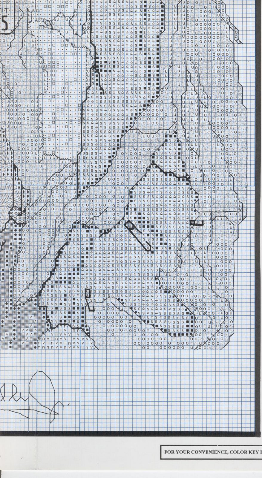 Schema punto croce Pagliaccio Triste 8