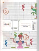 Schema punto croce Giullari 3