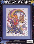 Schema punto croce Mago Pagliacio 1