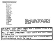 Schema punto croce Pagliacci Arcobaleno 20