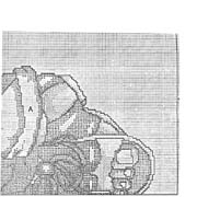 Schema punto croce Pagliaccio Sdraiato 17