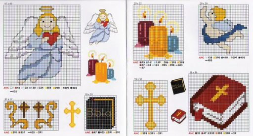 Schema punto croce Vangelo Angioletto Croce