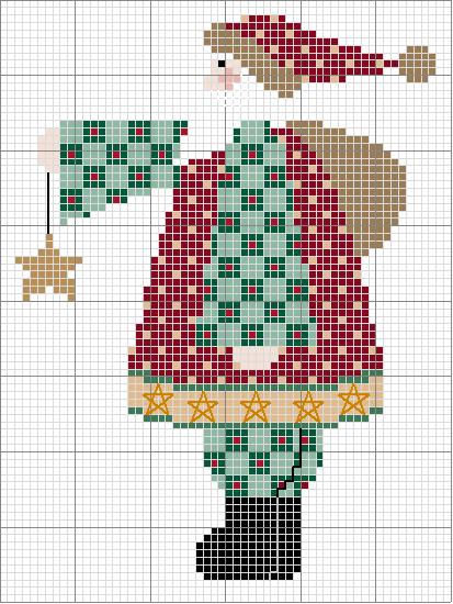 Schema punto croce Thesan 03