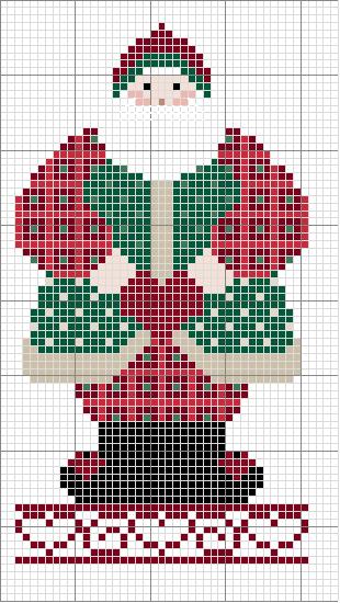 Schema punto croce Thesan 08