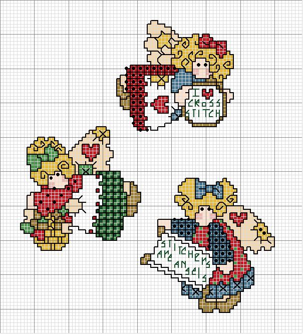 Schema punto croce Angioletti Country