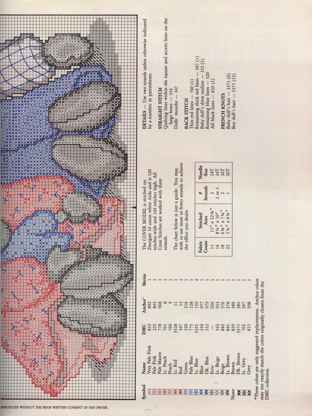 Schema punto croce Anna Amica 3