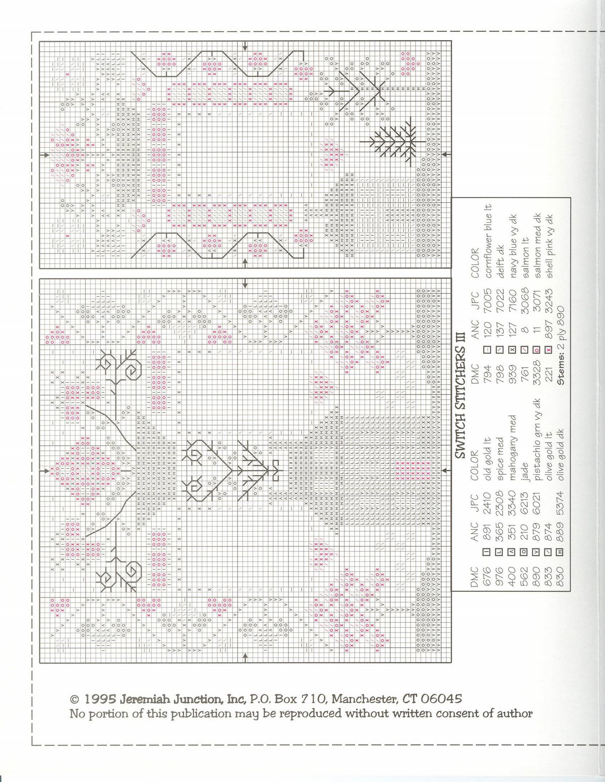 Schema punto croce Antique Sampler 02