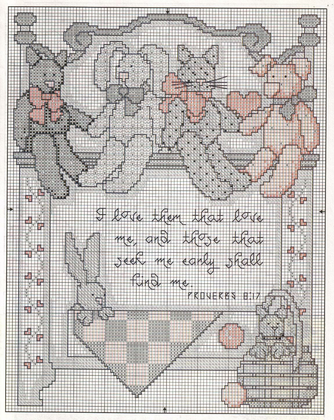 Schema punto croce Baby Animals Sampler 02