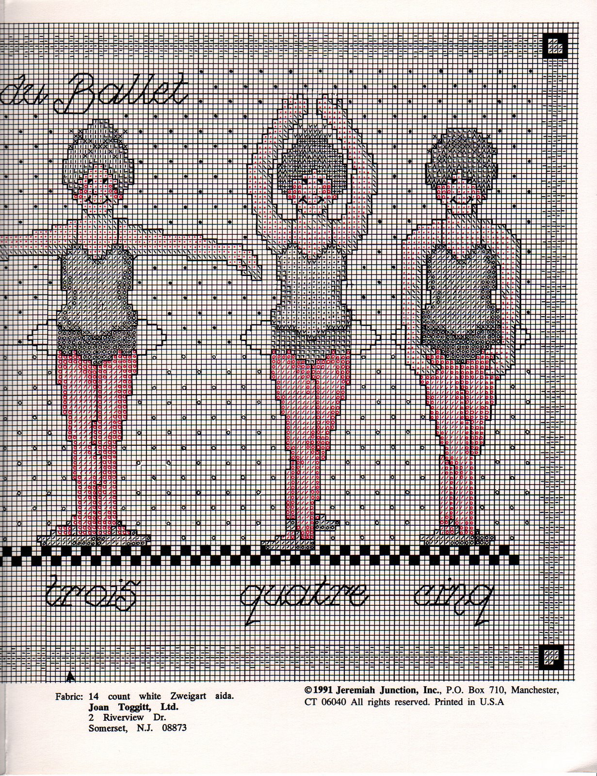 Schema punto croce Ballet 03