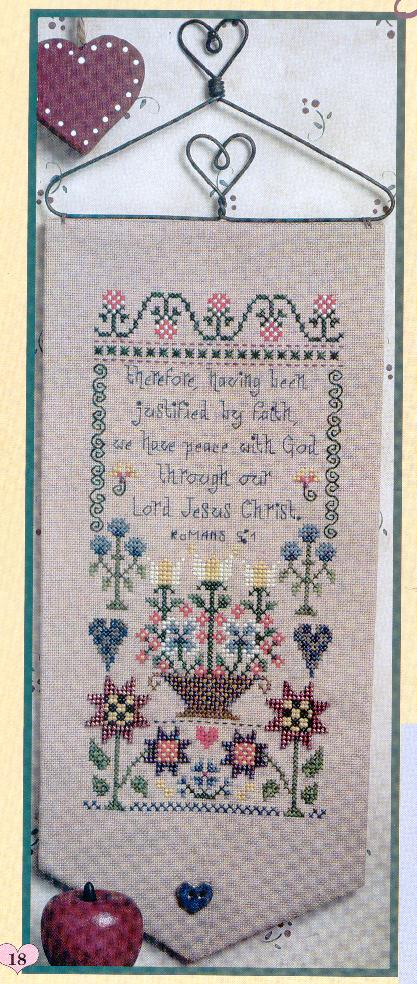 Schema punto croce Banner Country 01