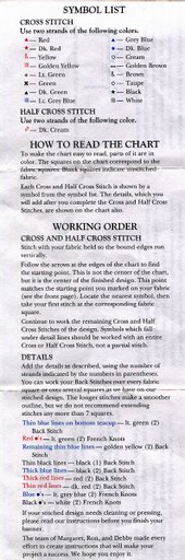 Schema punto croce Banner Sweet Home 04